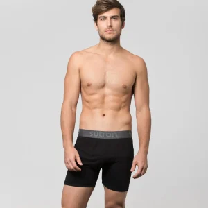 Calzoncillo Antisudor Bóxer Marengo / Negro