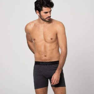 Calzoncillo Bóxer Negro / Marengo