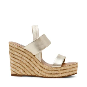 Sandalias de plataforma Contessa Doradas