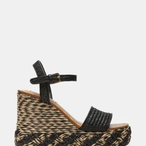 Sandalias con plataforma Haven Natural y Negro