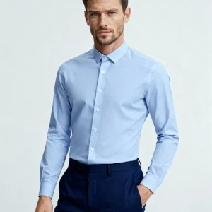 Camisa Antisudor Business Oxford Azul