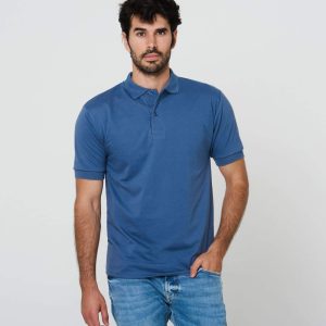 Polo Antisudor Azul Cobalto